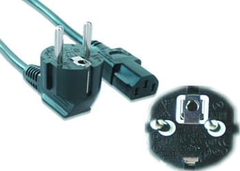 C-TECH síťový napájecí kabel 230V, 1,8m