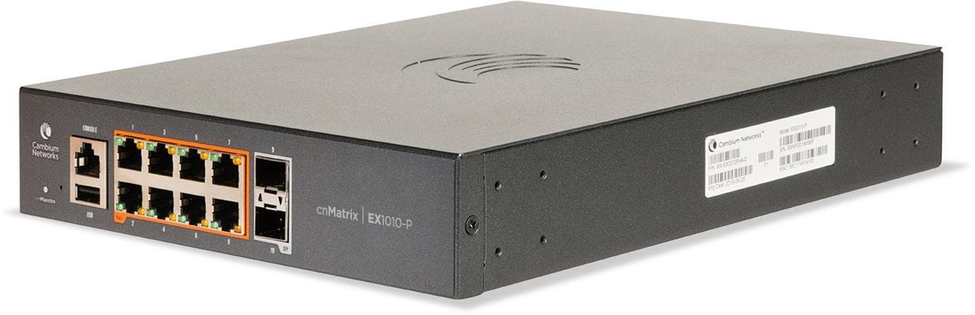 Cambium Networks cnMatrix MX-EX1010PXA-E PoE Switch