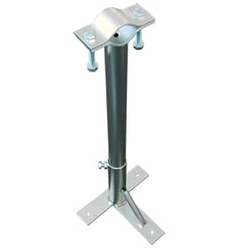 Držák stožáru výsuvný s křížem a vlnkou, délka 60cm