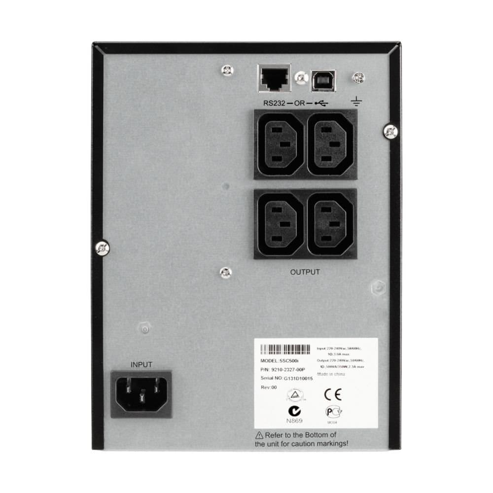 Eaton 5SC 500i, UPS 500VA, 4 zásuvky IEC, LCD