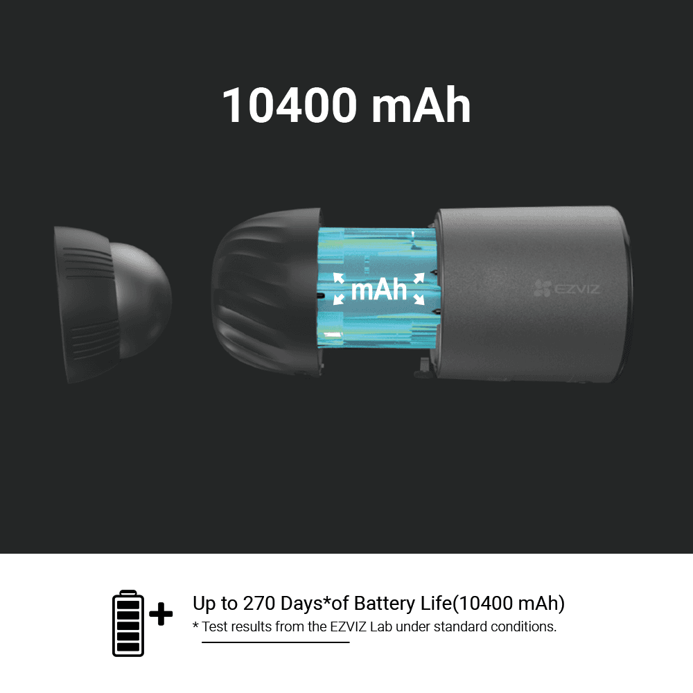 Ezviz CS-BC1C- samostatná IP kamera na baterii 4MP