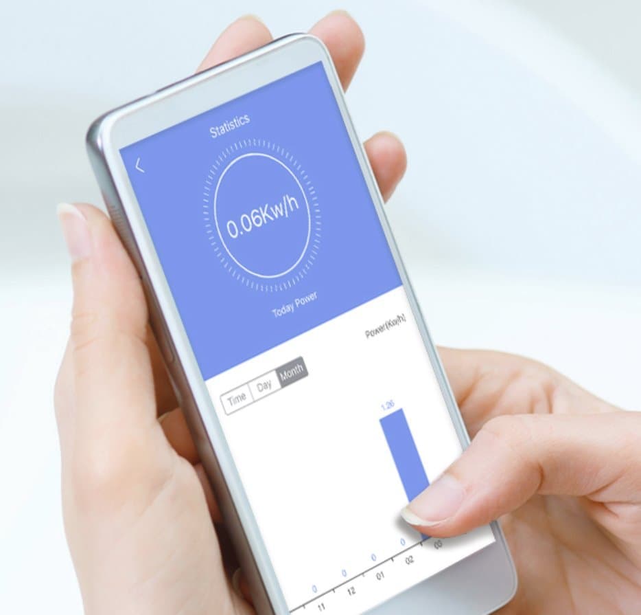 Ezviz CS-T30-10B-EU - Chytrá zásuvka 10A se statistikou
