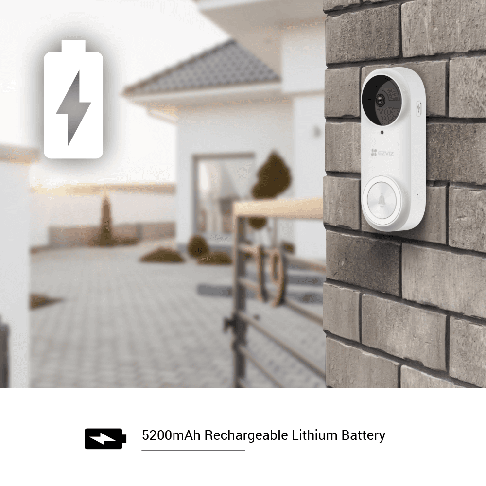 Ezviz DB2 5MP Domovní Wi-Fi zvonek s kamerou 5 MP