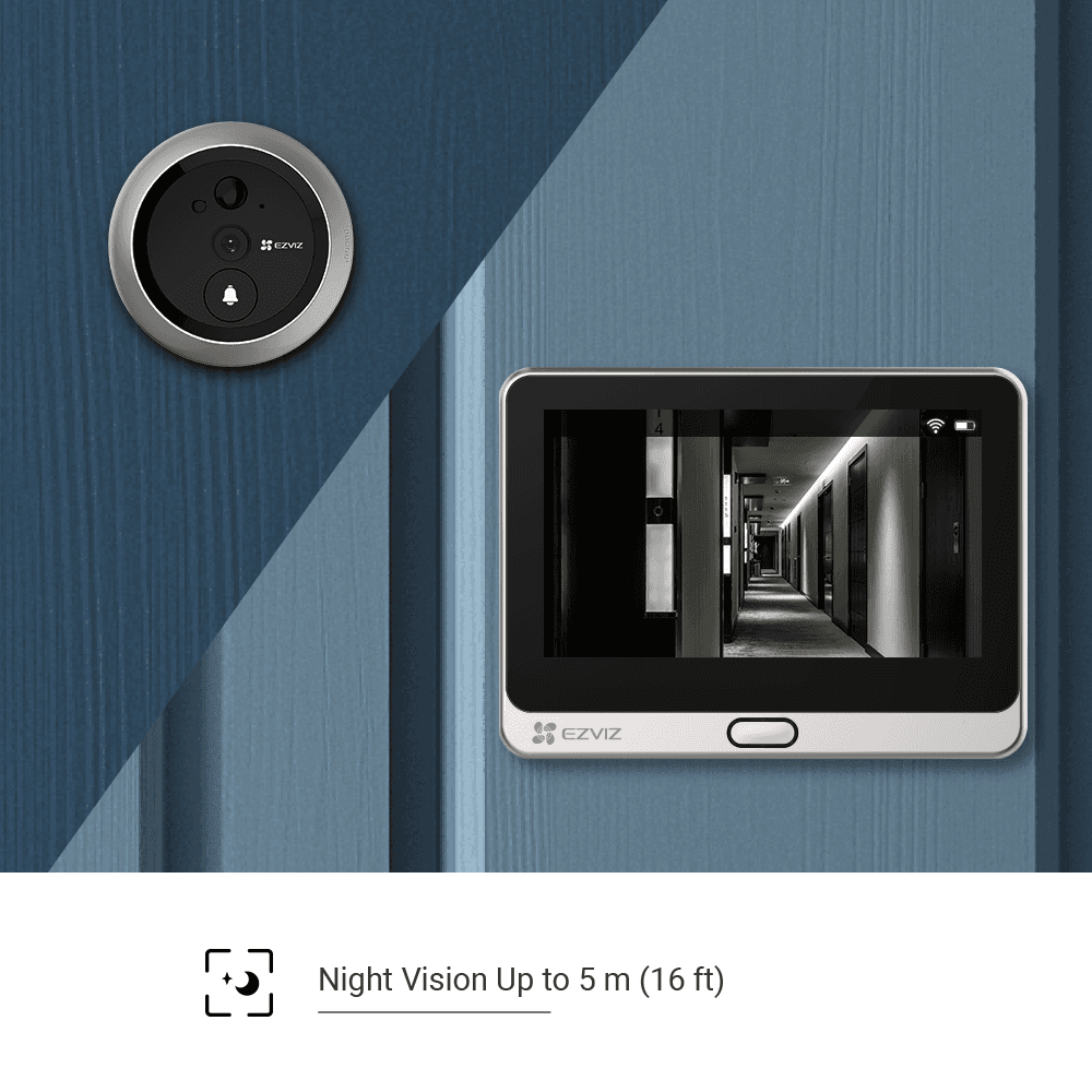 Ezviz DP2C Dveřní Videotelefon - CS-DP2C-A0-6E2WPFBS
