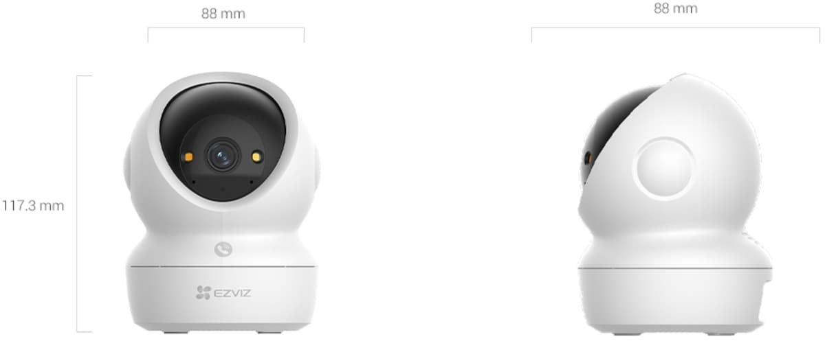 Ezviz H6c G1 3K, Vnitřní otočná Wi-Fi kamera, 5MP