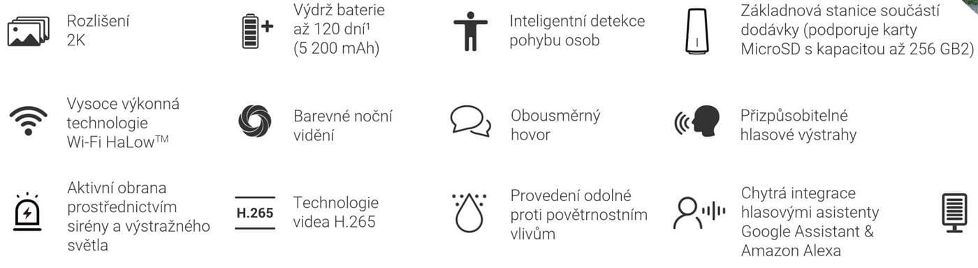 Ezviz HB3 - venkovní IP kamera na baterii  - Add-On k W2HS