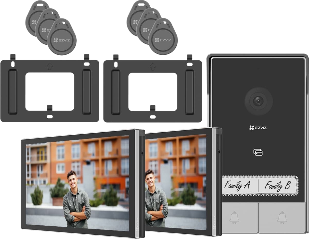 Ezviz HP7 2-Family Sada IP video interkomu pro 2 byty