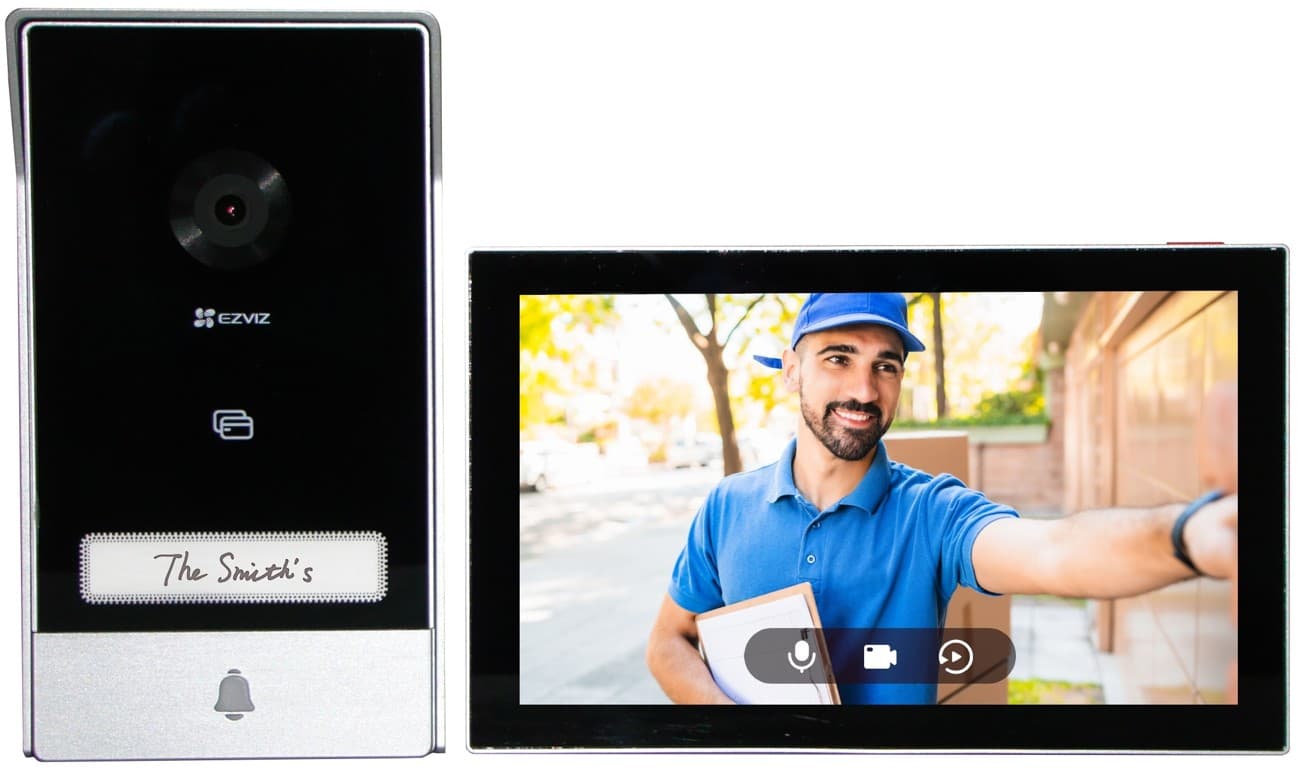 Ezviz HP7 2K - Venkovní dveřní videotelefon se zvonkem