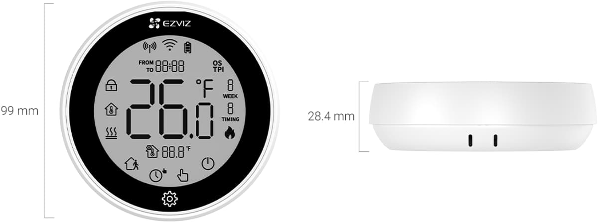 Ezviz T56 Sada chytrého termostatu