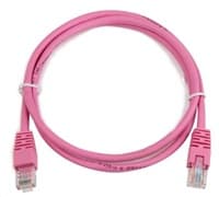 Gembird Patch kabel RJ45, cat. 5e, UTP, 0.25m, růžový