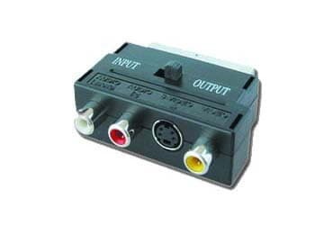 GEMBIRD Redukce Scart / 3x Cinch (RCA) + S-Video, M/M