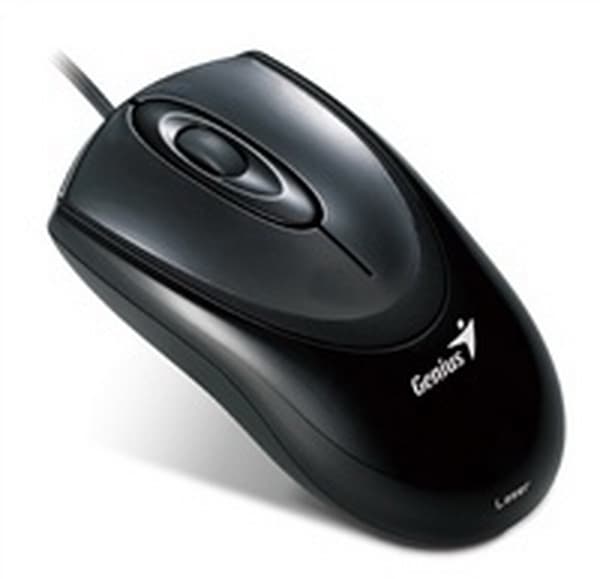 GENIUS myš NETSCROLL 220 LASER, 1600dpi., Black, PS/2, Sleek