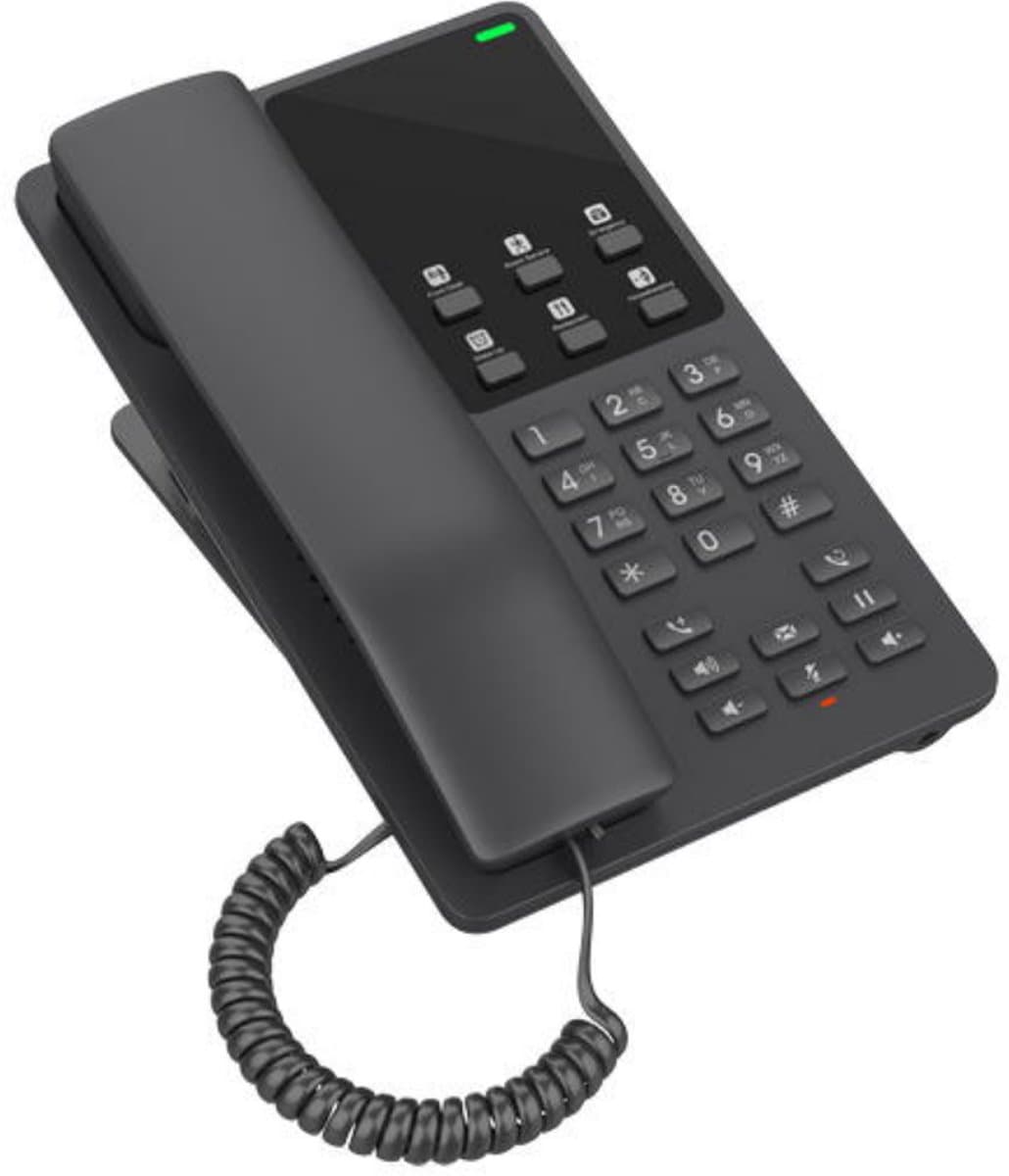 Grandstream GHP621 SIP hotelový telefon černý