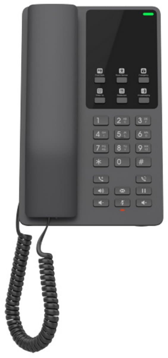 Grandstream GHP621W SIP WiFi hotelový telefon černý