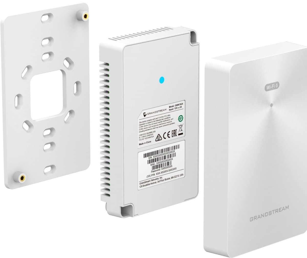 Grandstream GWN7661E In-Wall Wi-Fi 6 Access Point