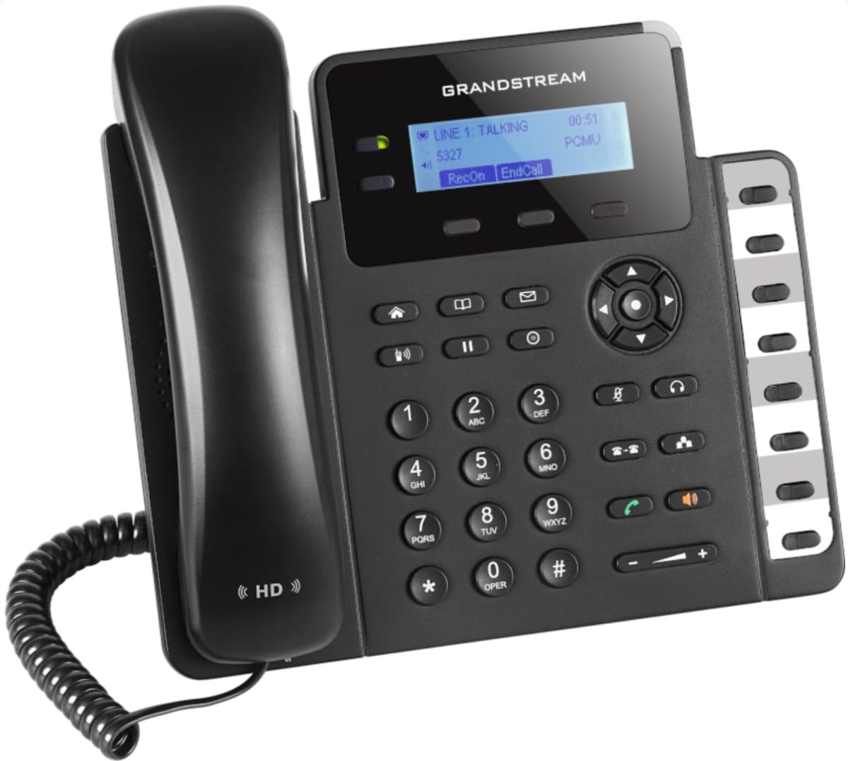 Grandstream GXP1628 SIP telefon - 2x SIP účet a HD audio