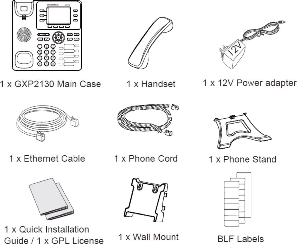 Grandstream GXP2130 SIP telefon