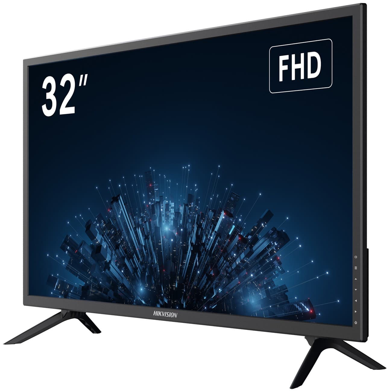 Hikvision 32" LED monitor, 1920x1080, VGA, HDMI; audio, USB
