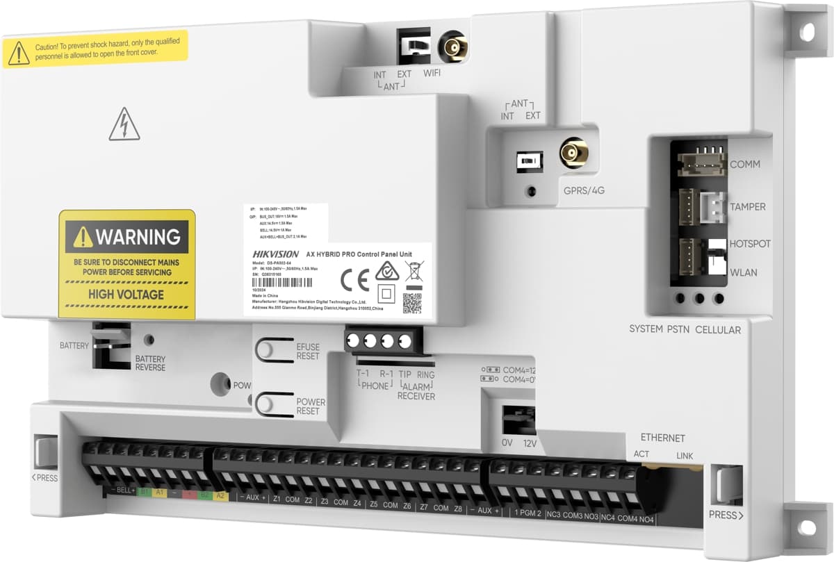Hikvision AX HYBRID PRO Ústředna - 64 Zón
