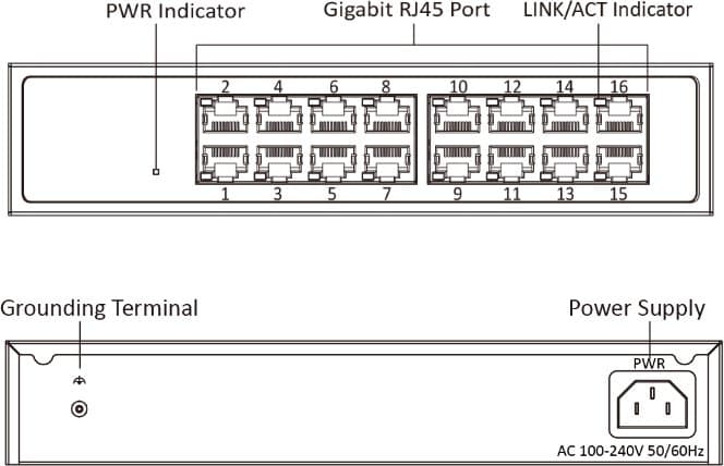 Hikvision DS-3E1516-EI V2 Smart managed switch