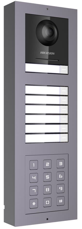 Hikvision DS-KD-KK - modul 6 tlačítek pro IP interkom