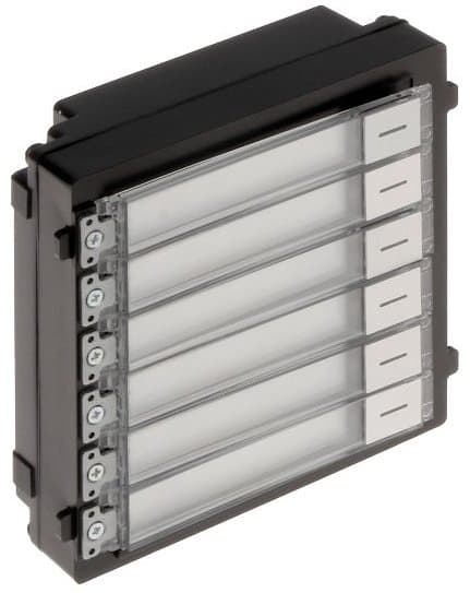Hikvision DS-KD-KK - modul 6 tlačítek pro IP interkom