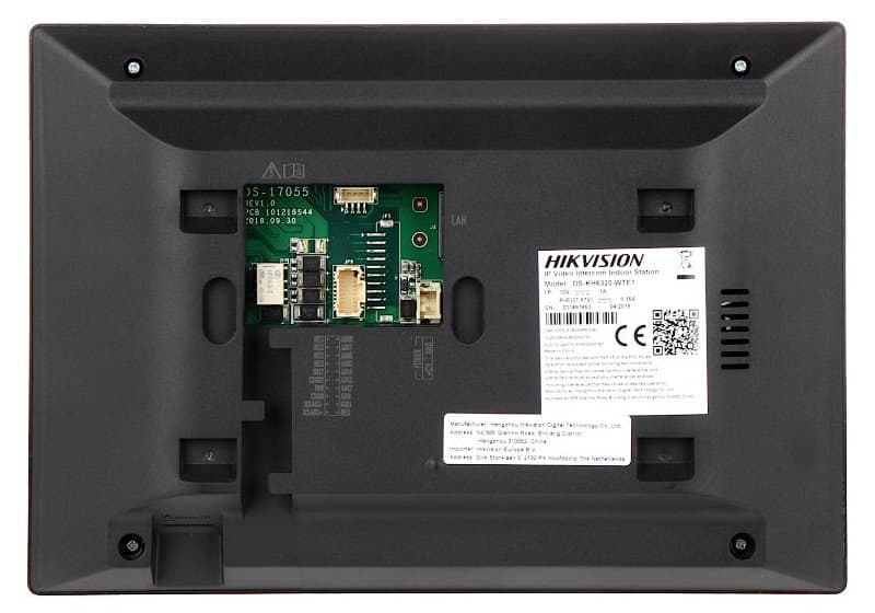 Hikvision DS-KH6320-TE1- 7" IP dotykový monitor, PoE