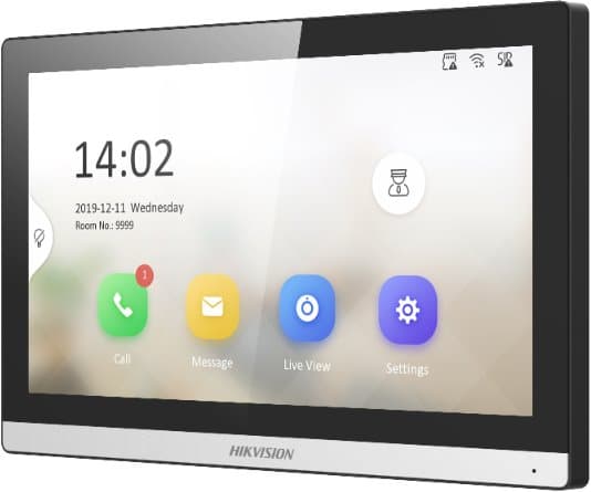 Hikvision DS-KH6350-TE1 - 7" IP dotykový monitor, PoE