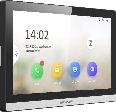 Hikvision DS-KH6350-TE1 - 7" IP dotykový monitor, PoE