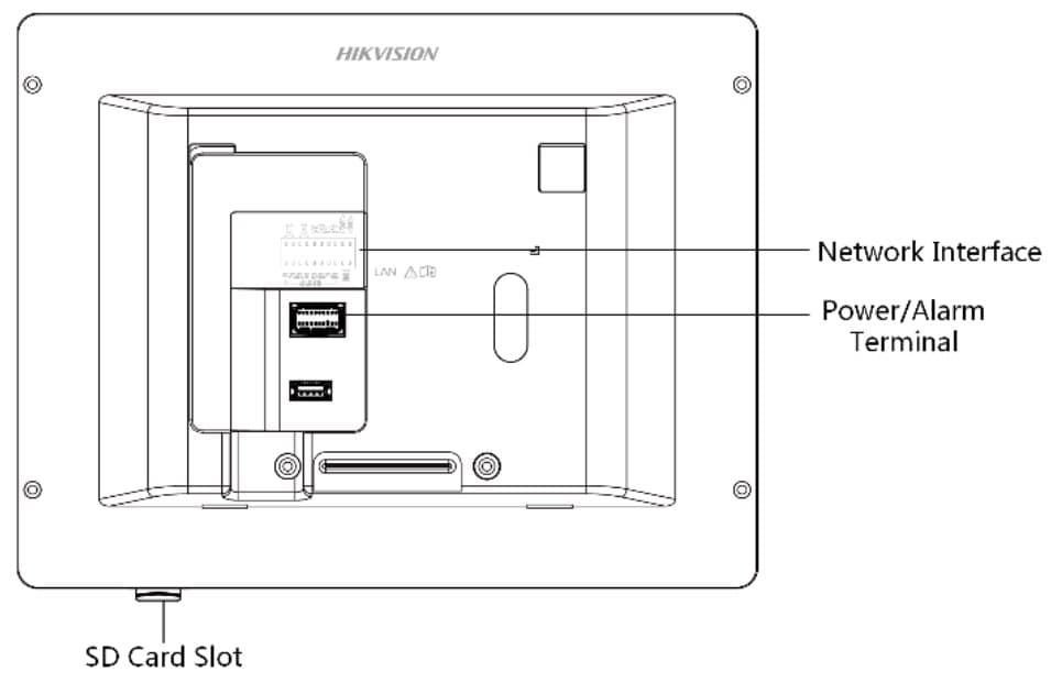 Hikvision DS-KH8350-TE1- 7" IP dotykový monitor, PoE