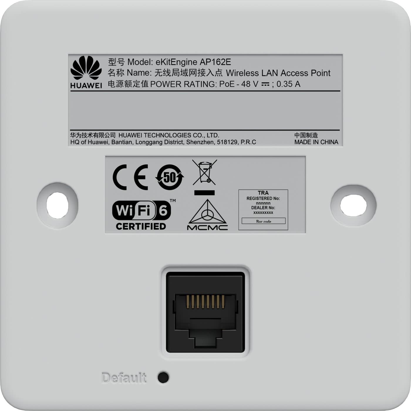 Huawei AP162E - WiFi6 vnitřní Dual Band AP, smart antenna