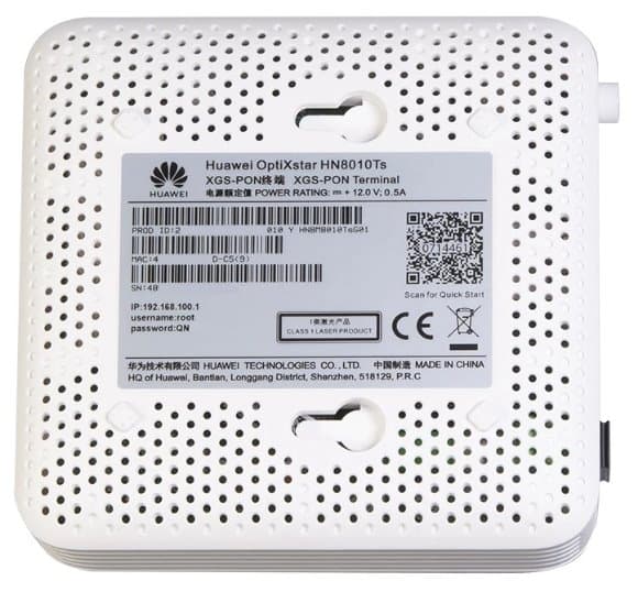 Huawei OptiXstar EN8010Ts-20, XGS-PON ONT bridge