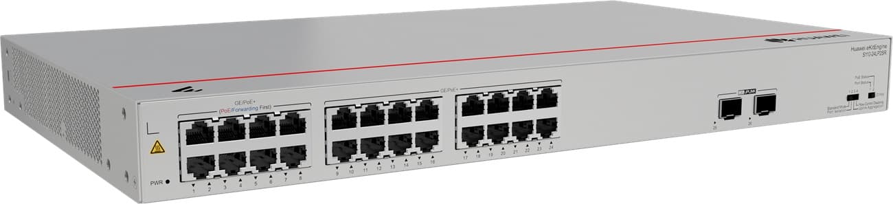 Huawei S110-24LP2SR Gigabitový PoE switch, 2x SFP