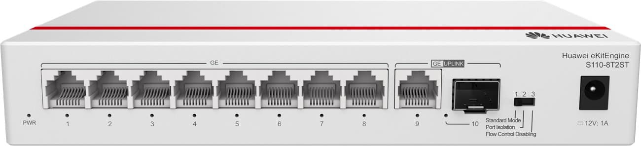 Huawei S110-8T2ST Gigabitový switch, 1x SFP
