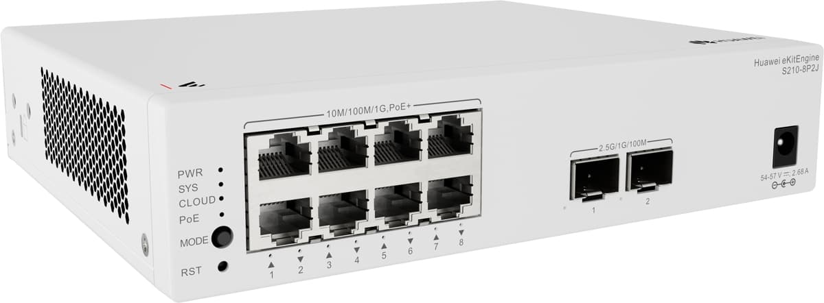 Huawei S210-8P2J Gbit Cloud PoE Switch