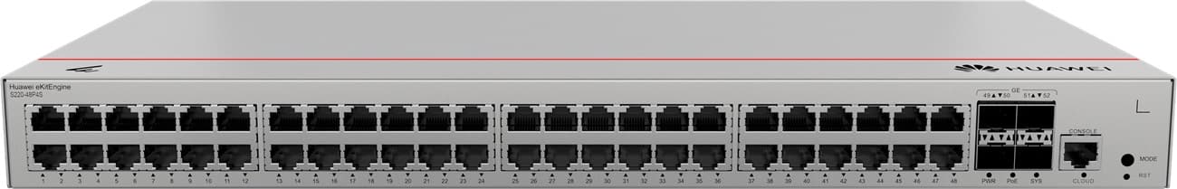 Huawei S220-48P4S Gigabitový PoE switch, 4x SFP