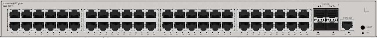 Huawei S220-48T4X Gigabitový switch, 4x SFP+