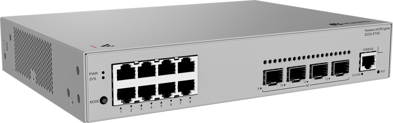 Huawei S220-8T4S Gigabitový switch, 4x SFP