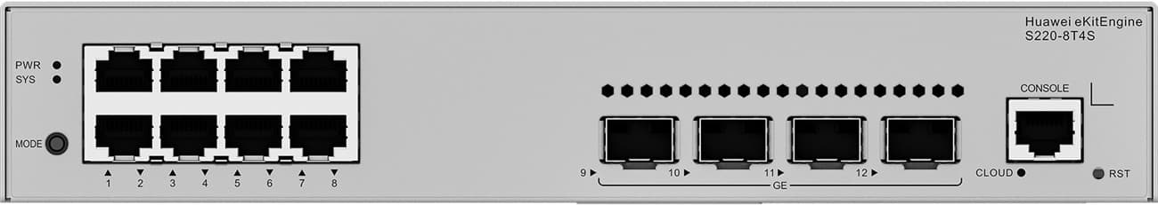 Huawei S220-8T4S Gigabitový switch, 4x SFP