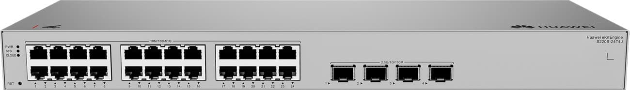 Huawei S220S-24T4J Gigabitový switch, 4x 2.5G SFP
