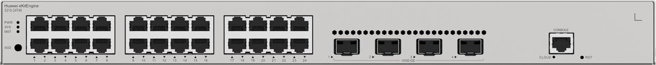 Huawei S310-24T4X Gigabitový smart switch, 4x SFP+