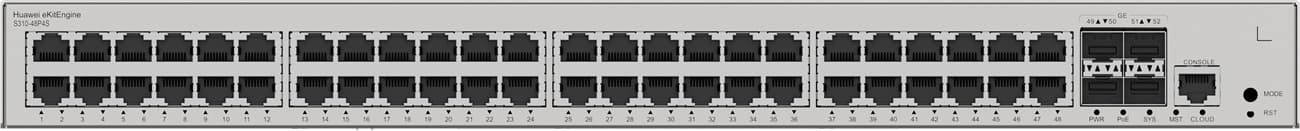 Huawei S310-48P4S Gigabitový PoE smart switch, 4x SFP