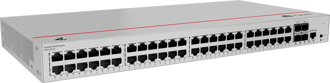 Huawei S310-48P4X Gigabitový PoE smart switch, 4x SFP+