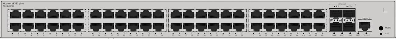 Huawei S310-48P4X Gigabitový PoE smart switch, 4x SFP+