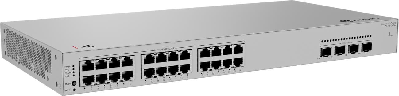 Huawei S310S-24P4J Gigabitový PoE swictch, 4x 2.5G SFP
