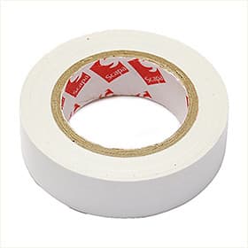 Izolační páska PVC 15 mm / 10m bílá