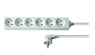Kabel prodlužovací 3m 6x zásuvka