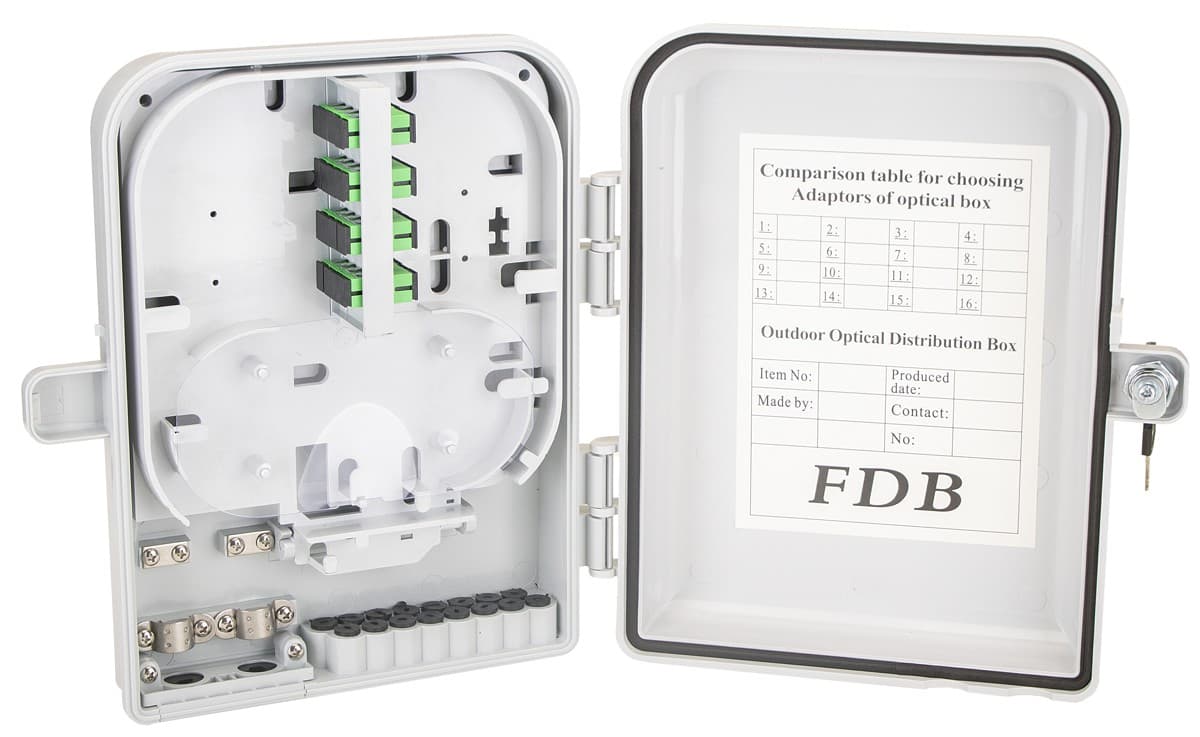 Masterlan FTTH optický spojovací box pro 16x SC