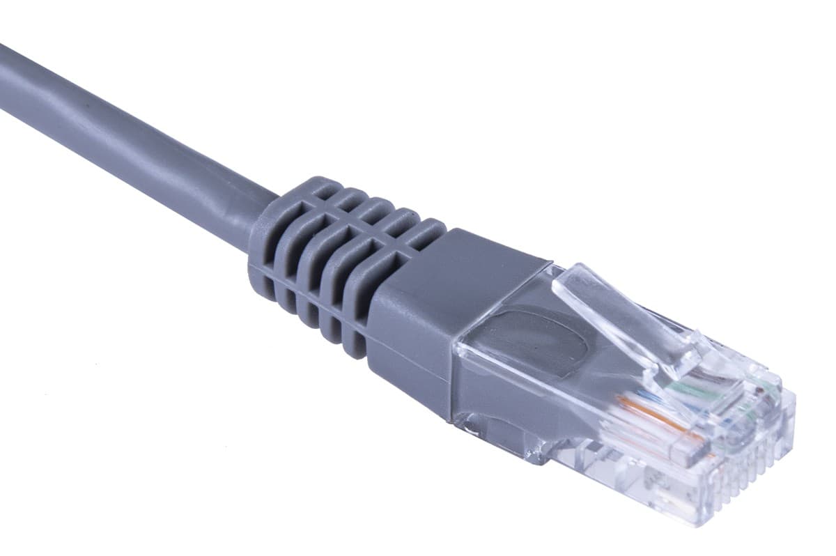 Masterlan patch kabel UTP, Cat5e, 0,25m, šedý