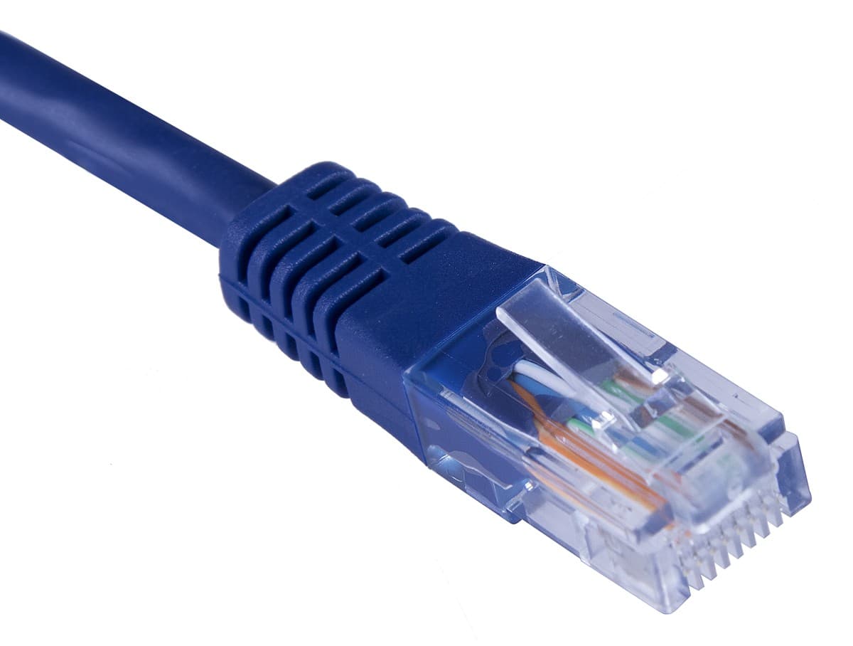 Masterlan patch kabel UTP, Cat5e, 0,5m, modrý